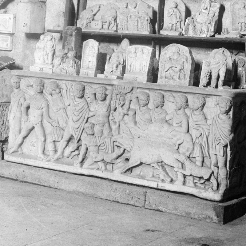 Sarcophage de Méléagre tuant le sanglier de Calydon